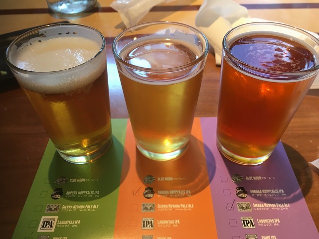 クラフトビール三種
