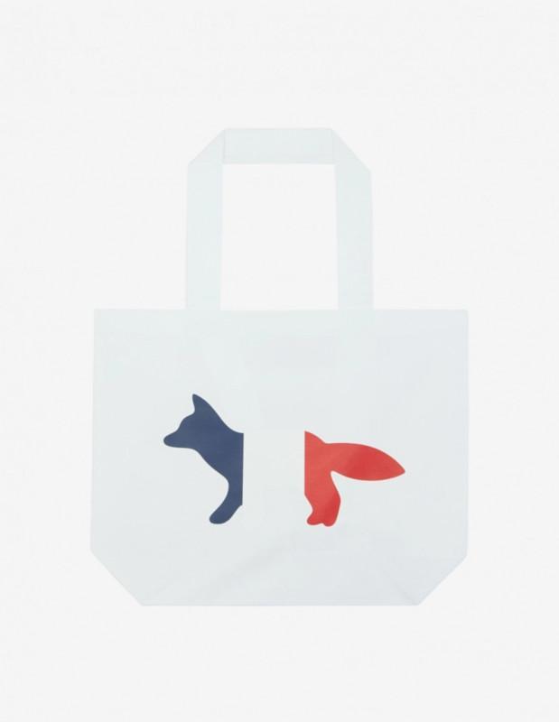 TRICOLOR FOX TOTE BAG 出典：https://maisonkitsune.com/