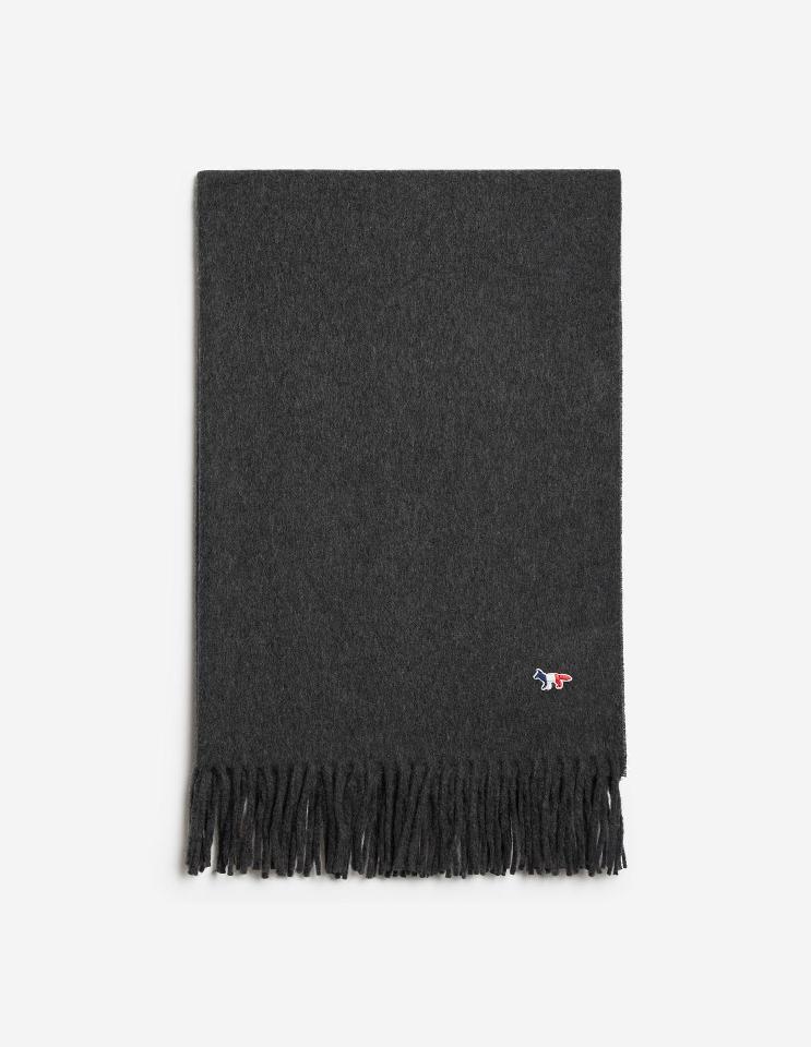 TRICOLOR FOX WOOL SCARF 出典：https://maisonkitsune.com