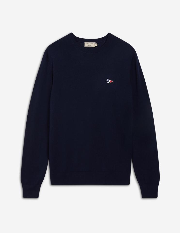 TRICOLOR FOX PATCH CLASSIC R-NECK 出典：https://maisonkitsune.com