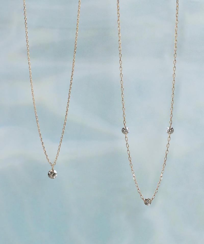 ネックレス（Nudie Diamond・1粒ネックレス[0.1ct]） 出典：https://sanpo-online.jp/shop/g/gs5430104n8y/