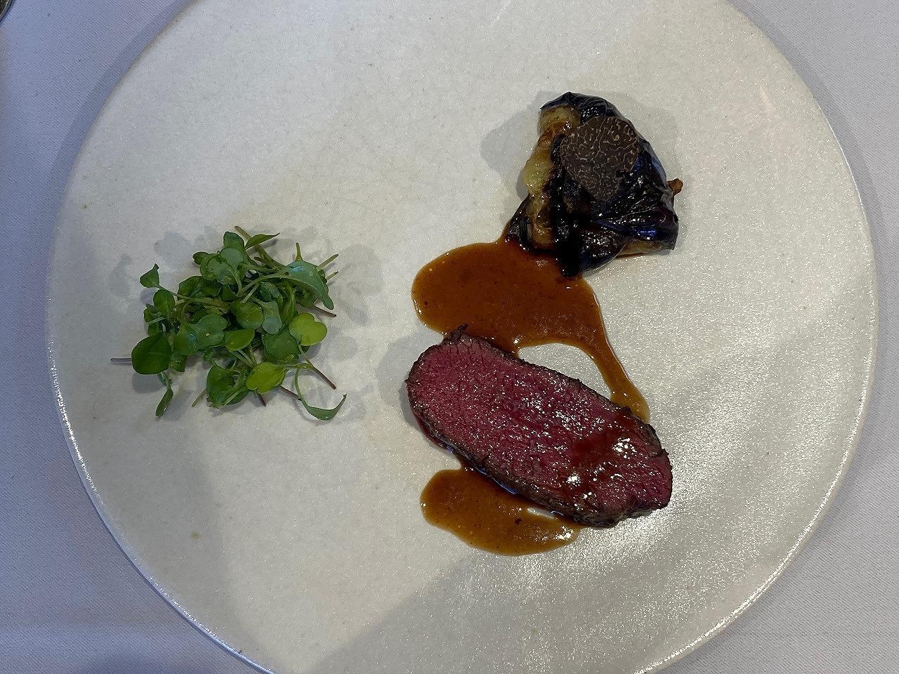 Menu misola(ランチ) 蝦夷鹿　茄子