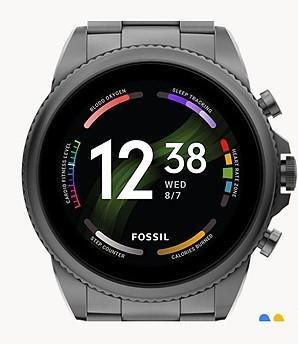 スモークステンレススチール ジェネレーション6 スマートウォッチ 出典：https://www.fossil.com/ja-jp/products/%E3%82%B9%E3%83%A2%E3%83%BC%E3%82%AF%E3%82%B9%E3%83%86%E3%83%B3%E3%83%AC%E3%82%B9%E3%82%B9%E3%83%81%E3%83%BC%E3%83%AB-%E3%82%B8%E3%82%A7%E3%83%8D%E3%83%AC%E3%8