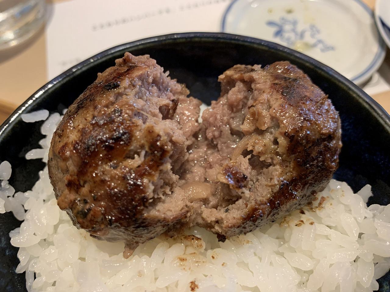 ハラミステーキとチーズハンバーグ2個