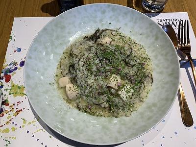 ホタテともずくのリゾット