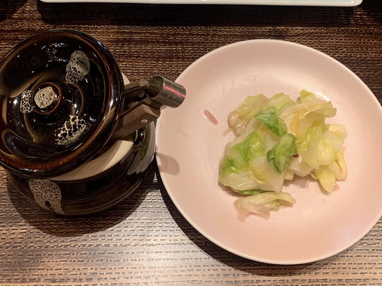 特選とんかつランチ  白菜の漬物
