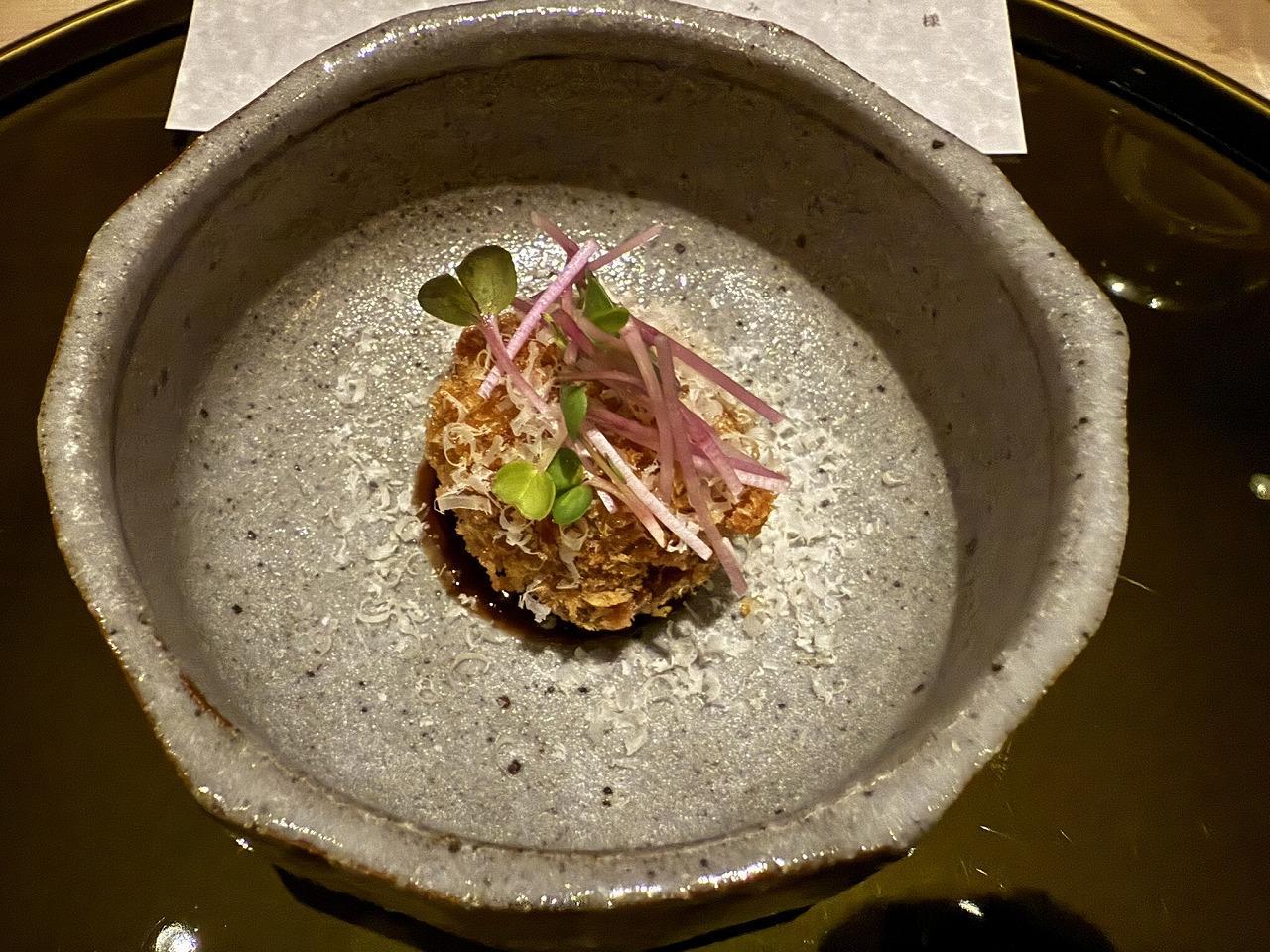 おまかせコース 鶏メンチかつ