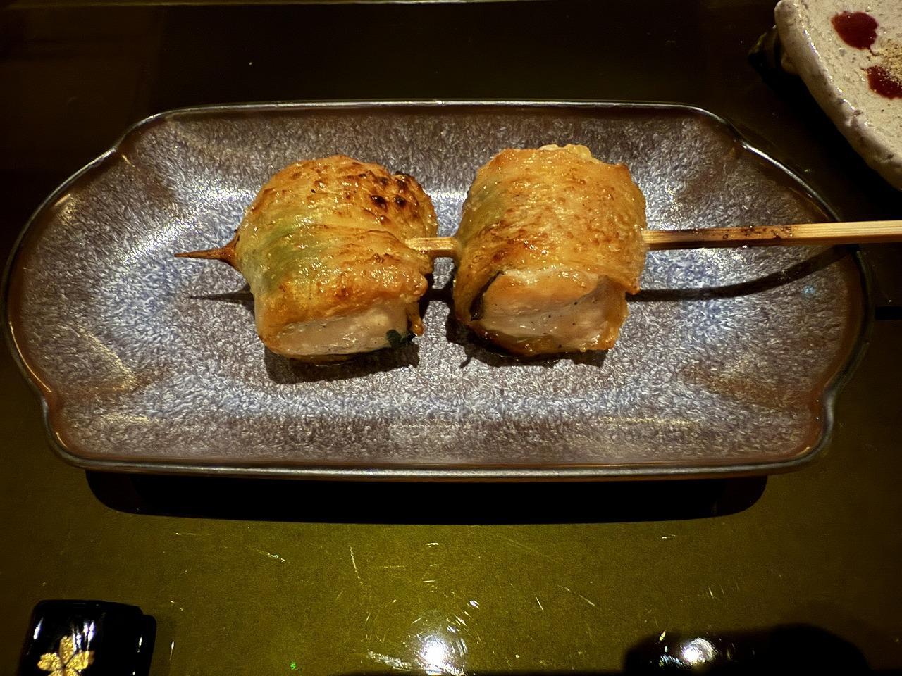 おまかせコース 抱き身　大葉