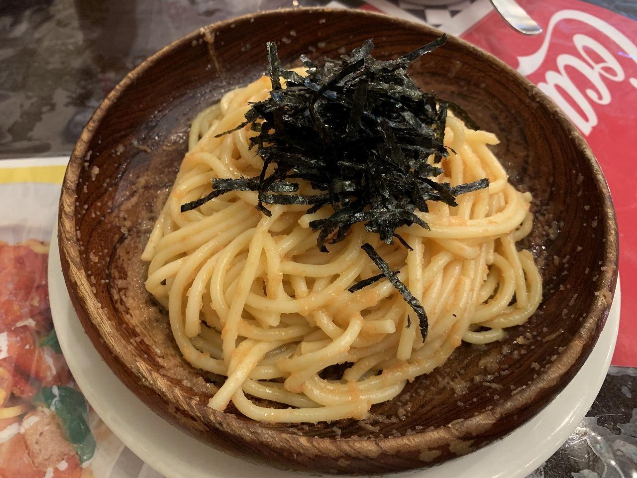 和風明太パスタ