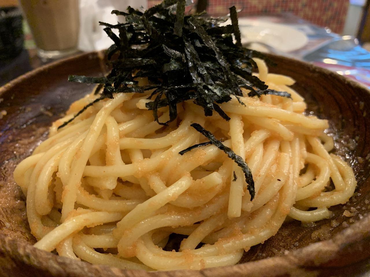 和風明太パスタ